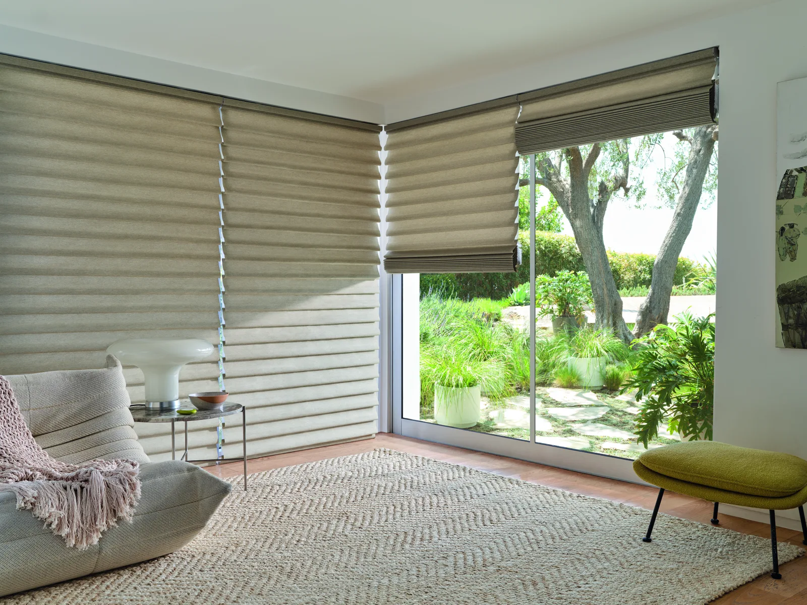 Vignette Modern Roman Shades bedroom